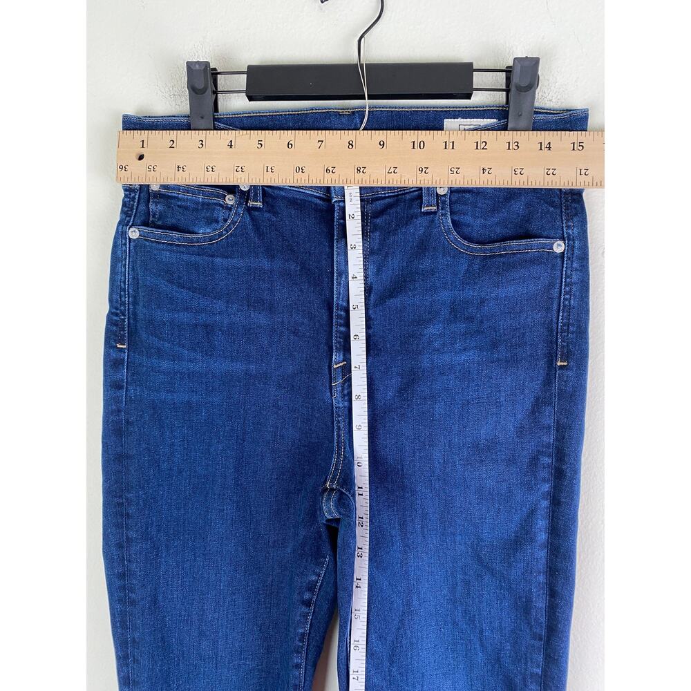 AYR The Pop Straight Leg Jeans Tall 30L Blue Dark Wash USA - Picture 12 of 14